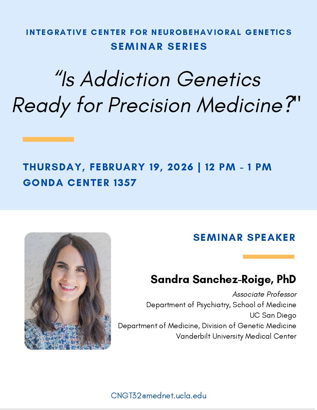 2026-02-19_Sandra Sanchez-Roige_ICNG Seminar_Flyer