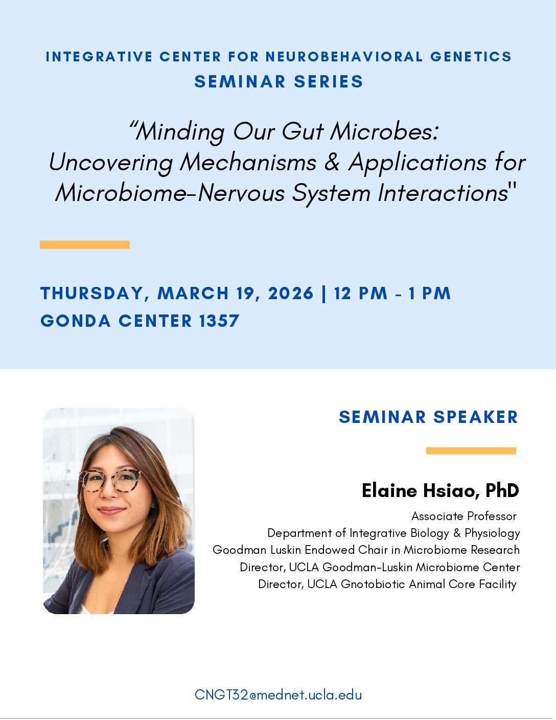 2026-03-19_Elaine Hsiao_ICNG Seminar_Flyer